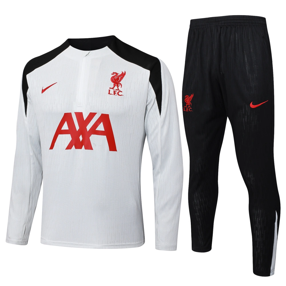 Liverpool Training Kit (Sweatshirt+Pants) Light Gray 2025/26