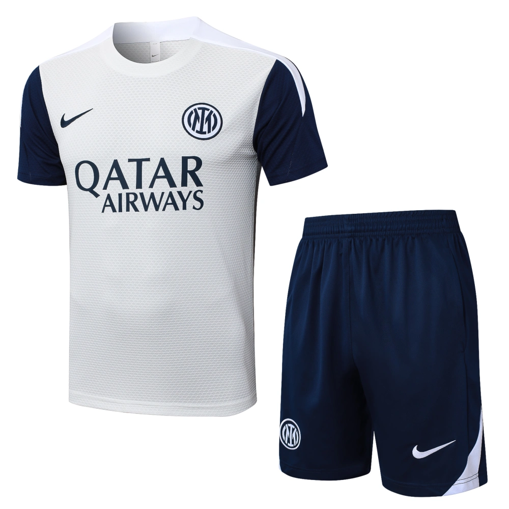 Inter Milan Training Jersey Kit White 2025/26
