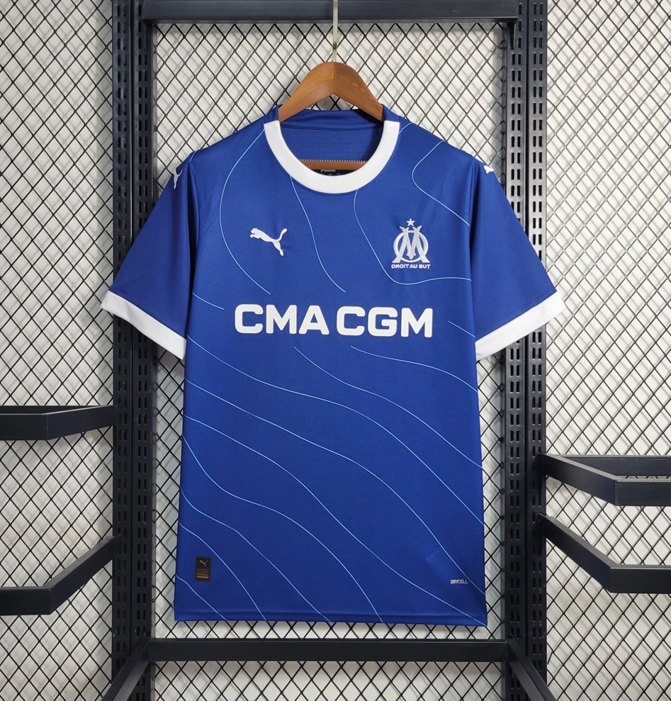 Marseille Soccer Jersey Away Custom Shirt 2023/24