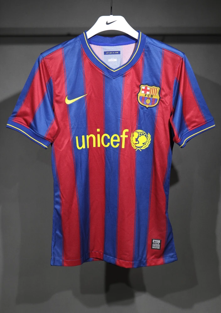 Authentic Barcelona Retro Jersey Home Soccer Shirt 2009-10