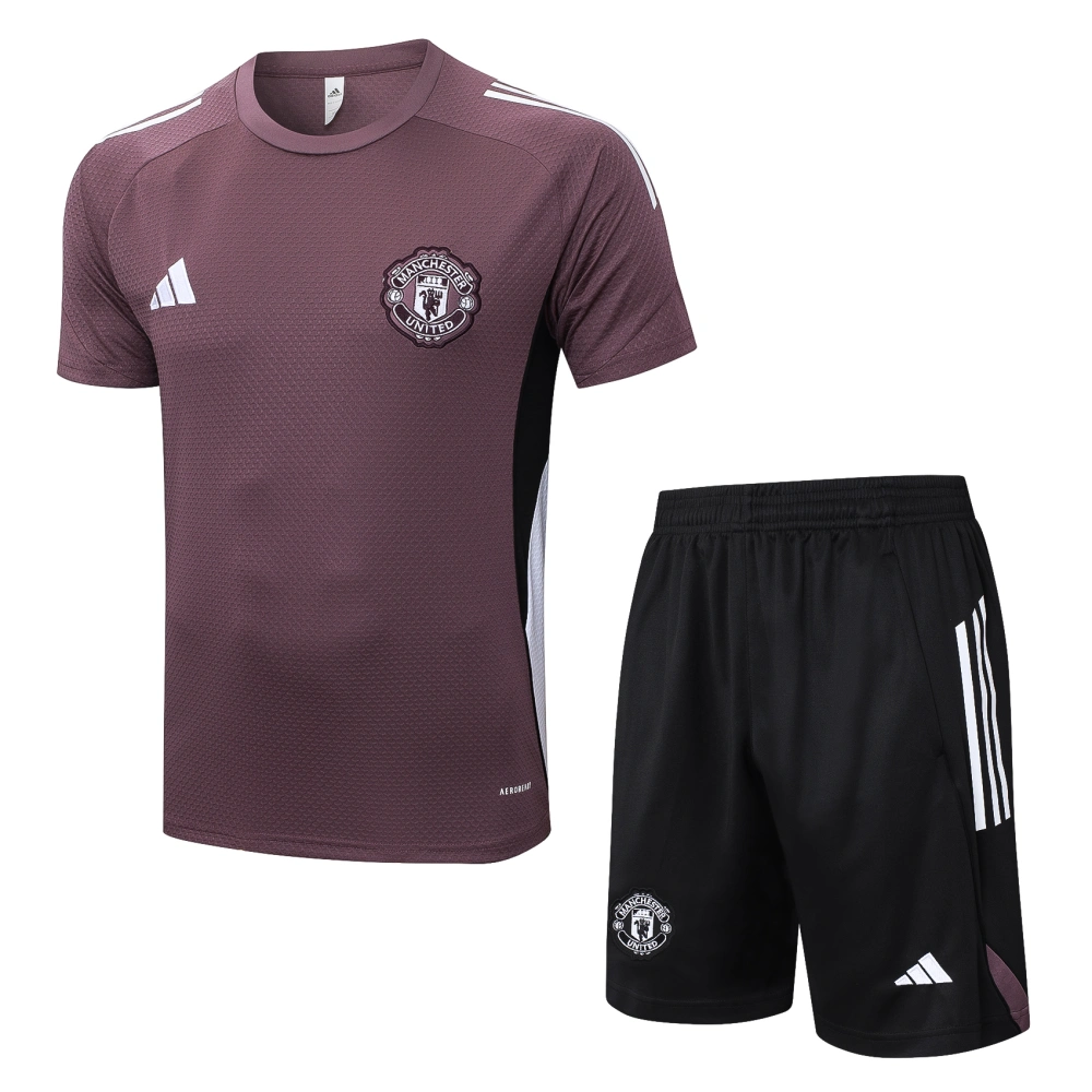 Manchester United Training Jersey Kit Purple 2025/26