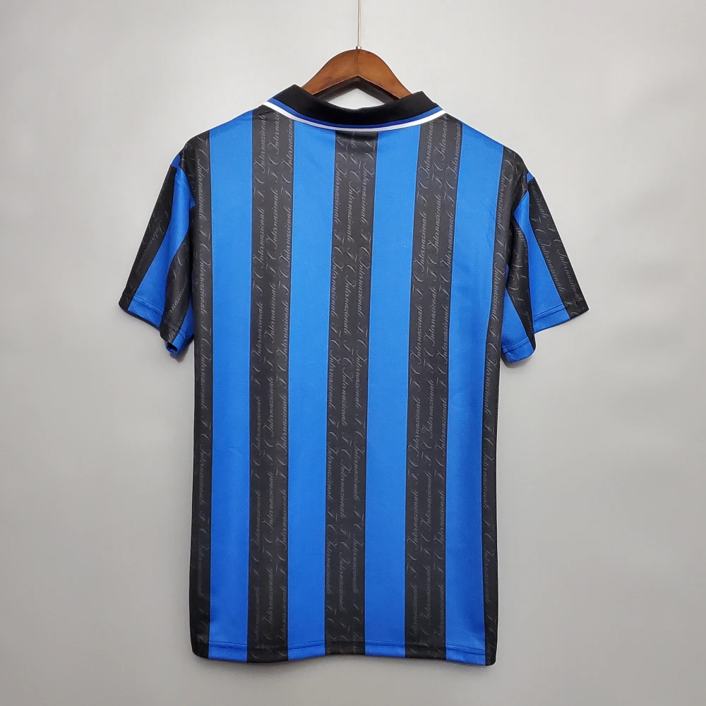 Inter Milan Retro Jersey Custom Home Soccer Jersey 1997/98