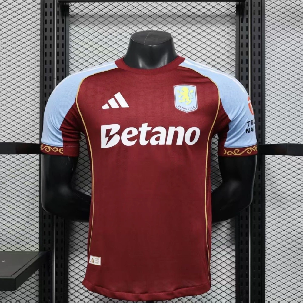 Aston Villa Authentic Football Jersey Home Shirt 2025/26