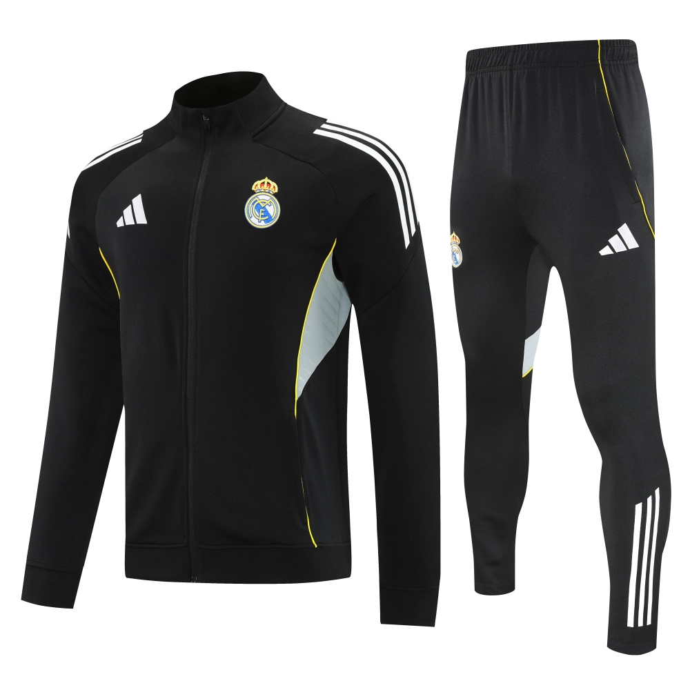 Real Madrid Training Kit (Jacket+Pants) Black 2025/26