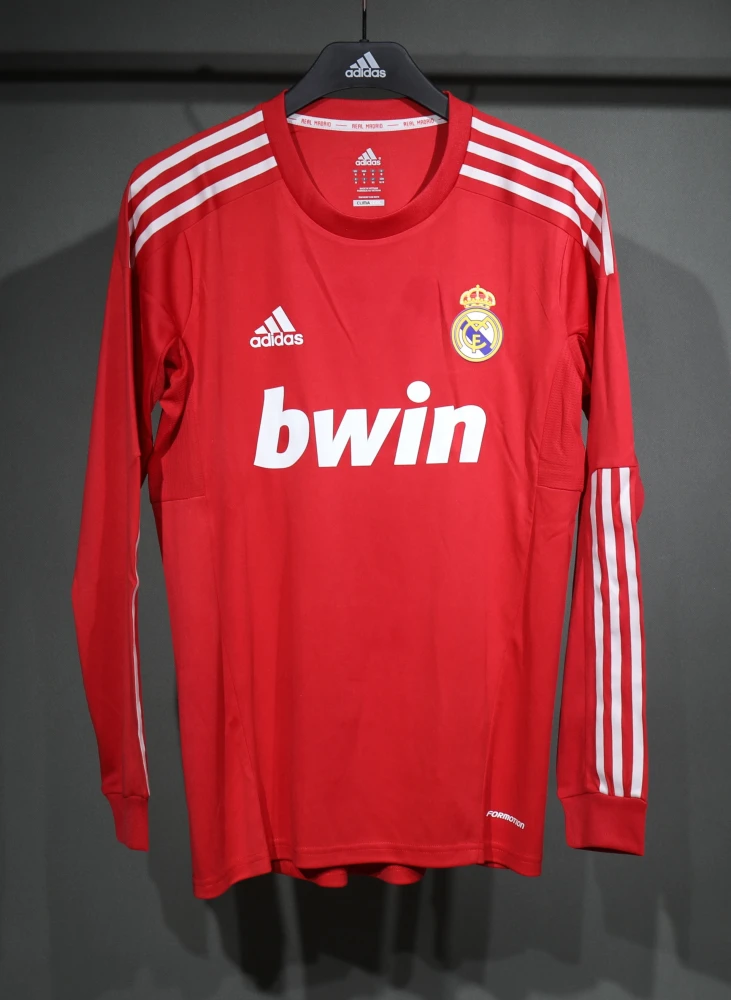 Real Madrid Authentic Retro Jersey Third Away Long Sleeve Soccer Shirt 2011/12