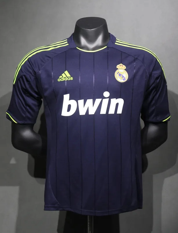 Real Madrid Authentic Retro Jersey Away Soccer Shirt 2012/13