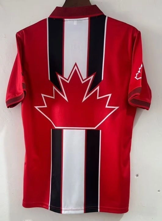 Canada Retro Soccer Jersey Home Custom Shirt World Cup 1998