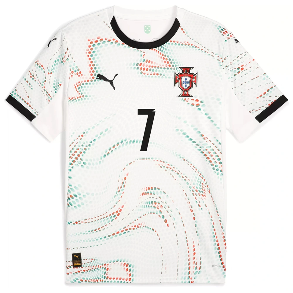 Ronaldo #7 Portugal Soccer Jersey Away Shirt 2025