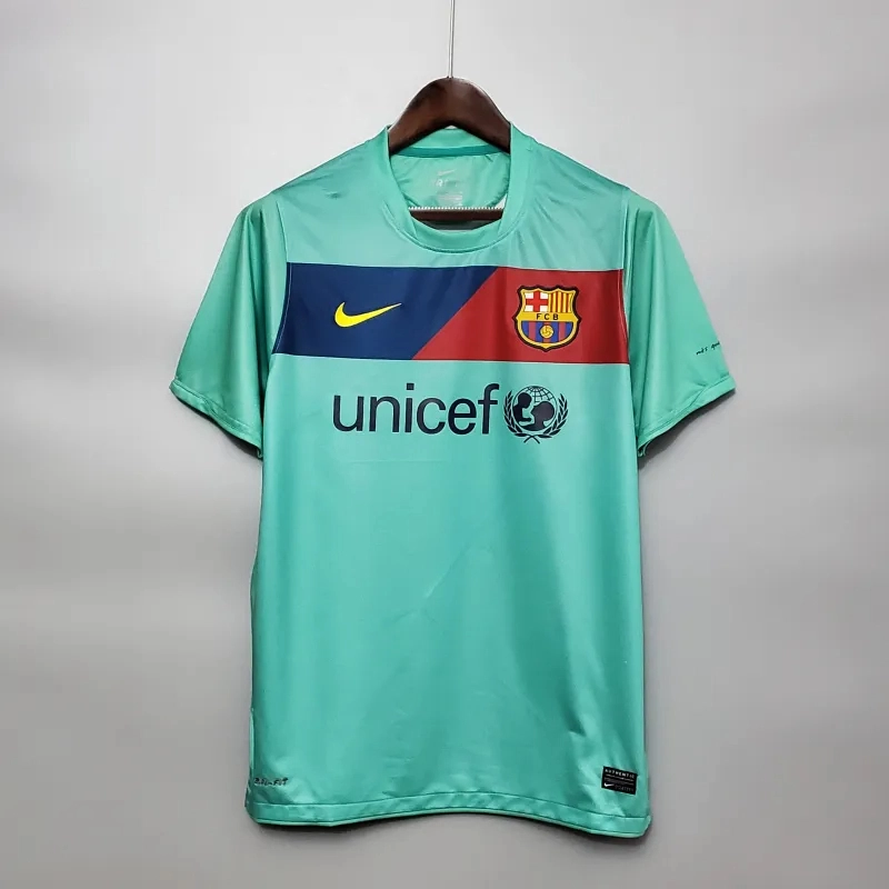 Barcelona Retro Jersey Away Soccer Shirt 2010-11