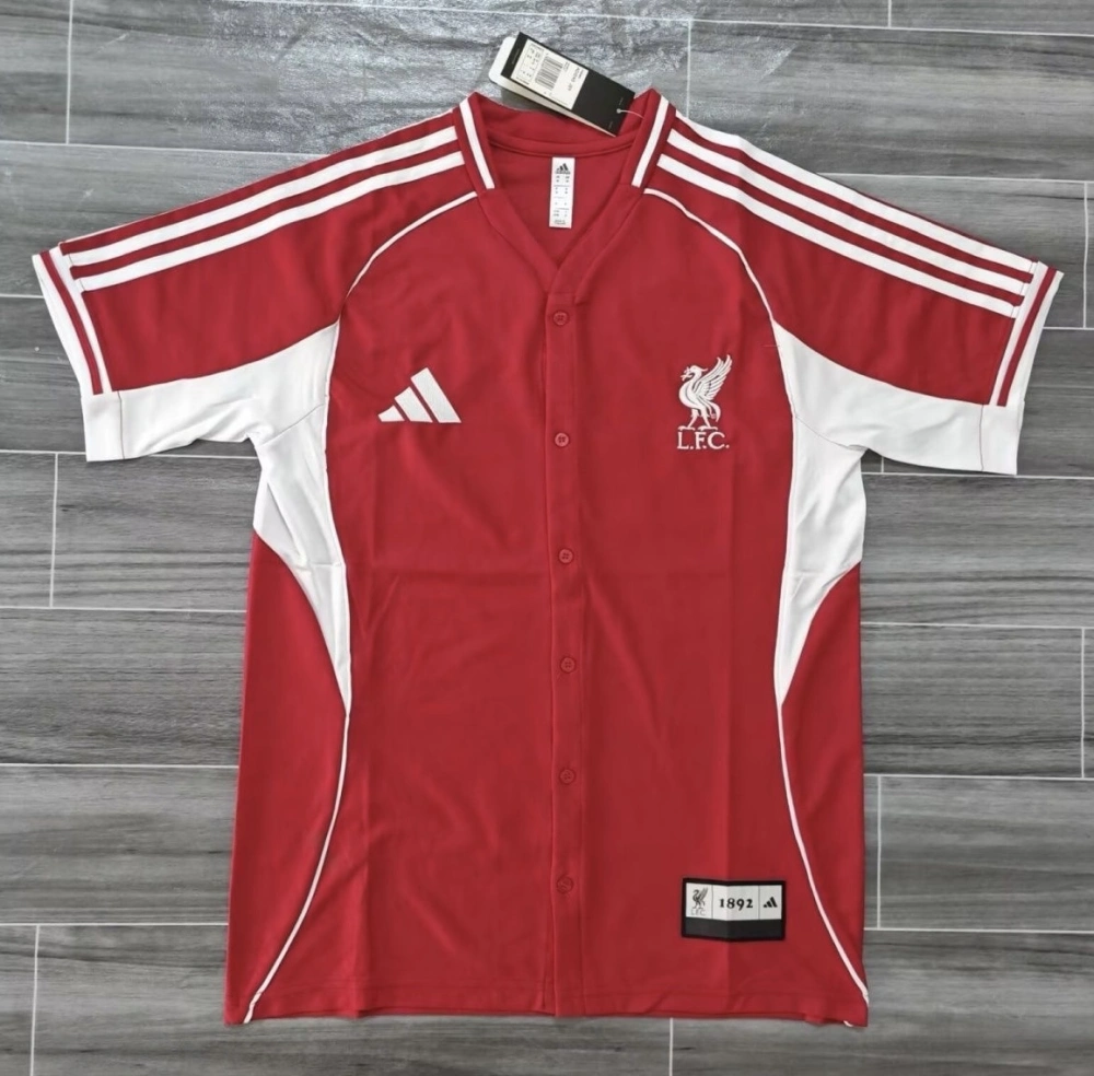 Liverpool x US Pack Baseball Custom Shirt 2025/26
