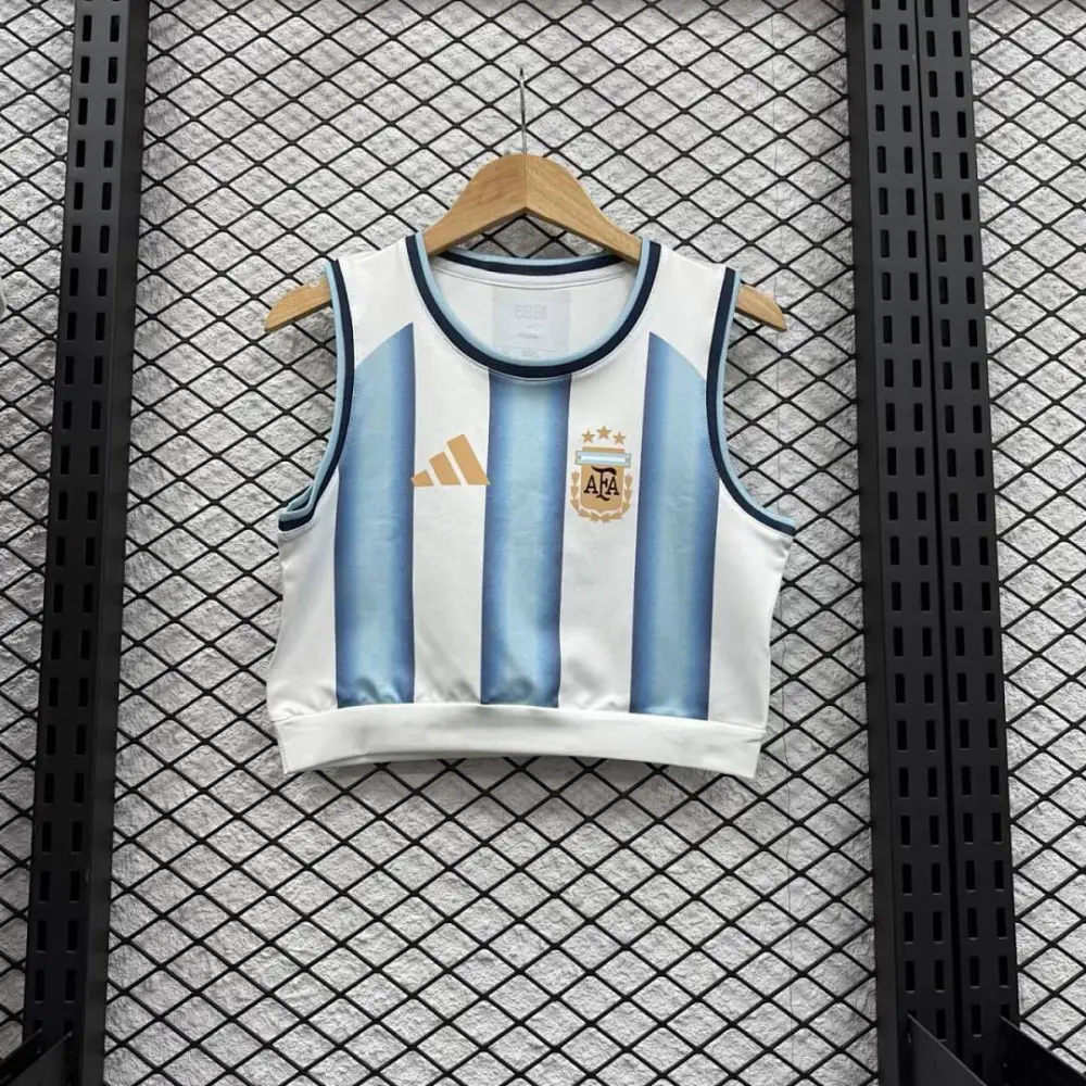 Argentina Soccer Jersey Home Women's Vest World Cup 2026