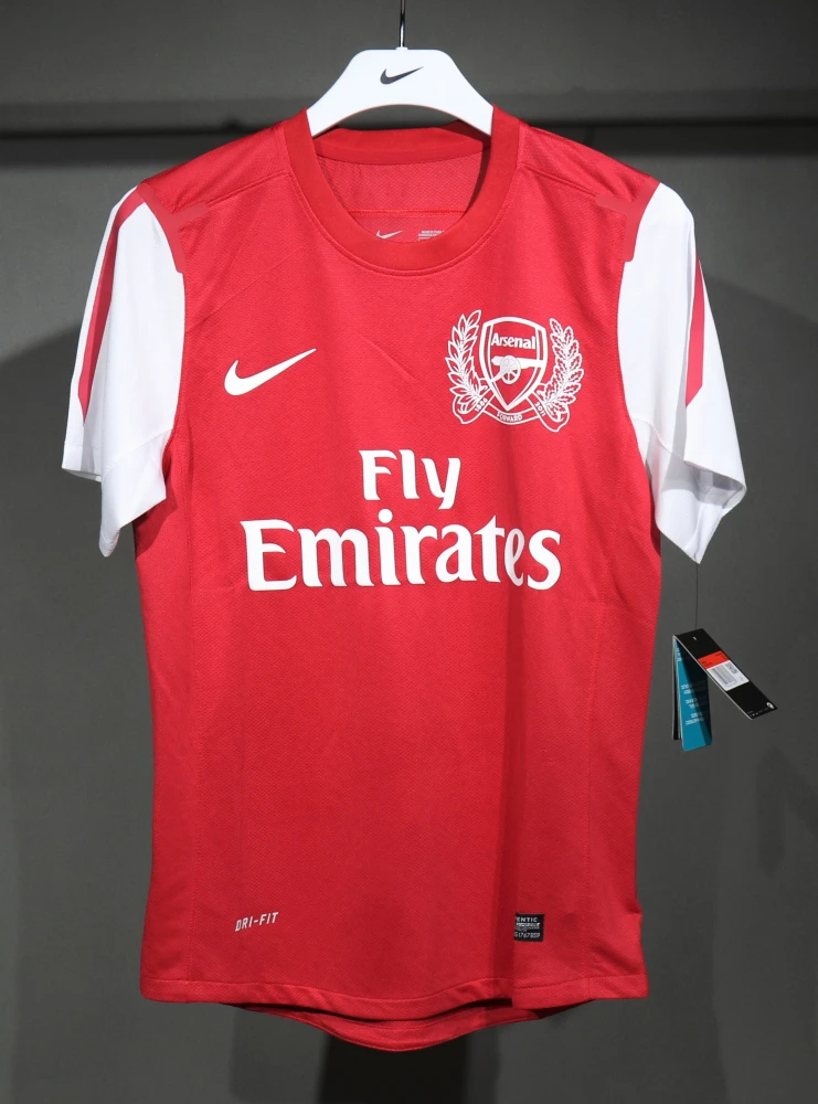 Arsenal Authentic Soccer Retro Jersey Home Shirt 2011-12