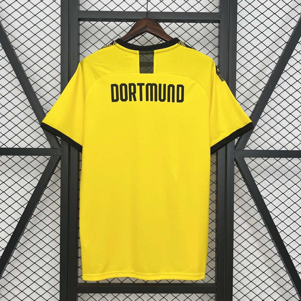 Borussia Dortmund Retro Jersey Home Soccer Shirt 2019/20