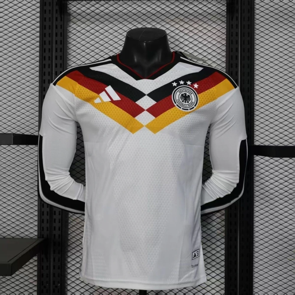 Germany Authentic Soccer Jersey Home Long Sleeve Shirt World Cup 2026