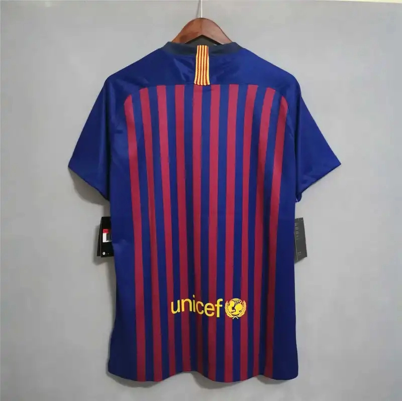 Barcelona Retro Jersey Home Soccer Shirt 2018-19