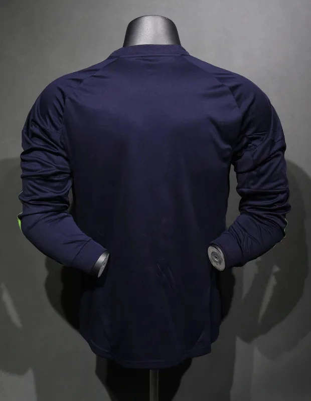 Real Madrid Authentic Retro Jersey Away Long Sleeve Soccer Shirt 2012/13