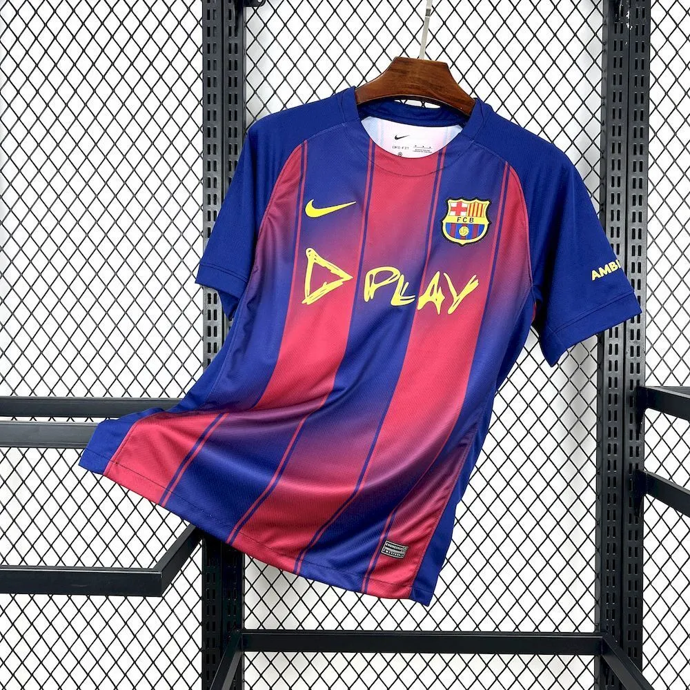 Barcelona Home Soccer Jersey Custom Shirt 2025/26
