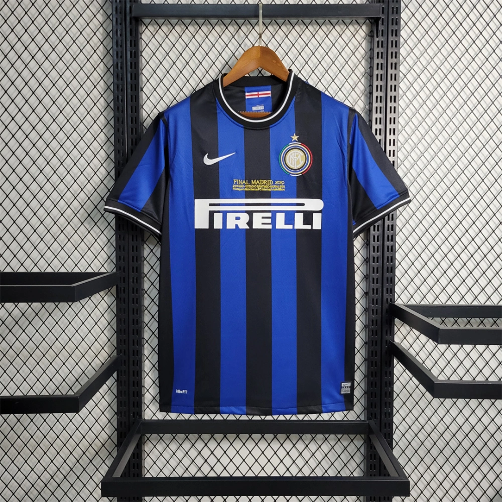 Inter Milan Retro Jersey Custom Home Soccer Jersey 2009/10- UCL Final