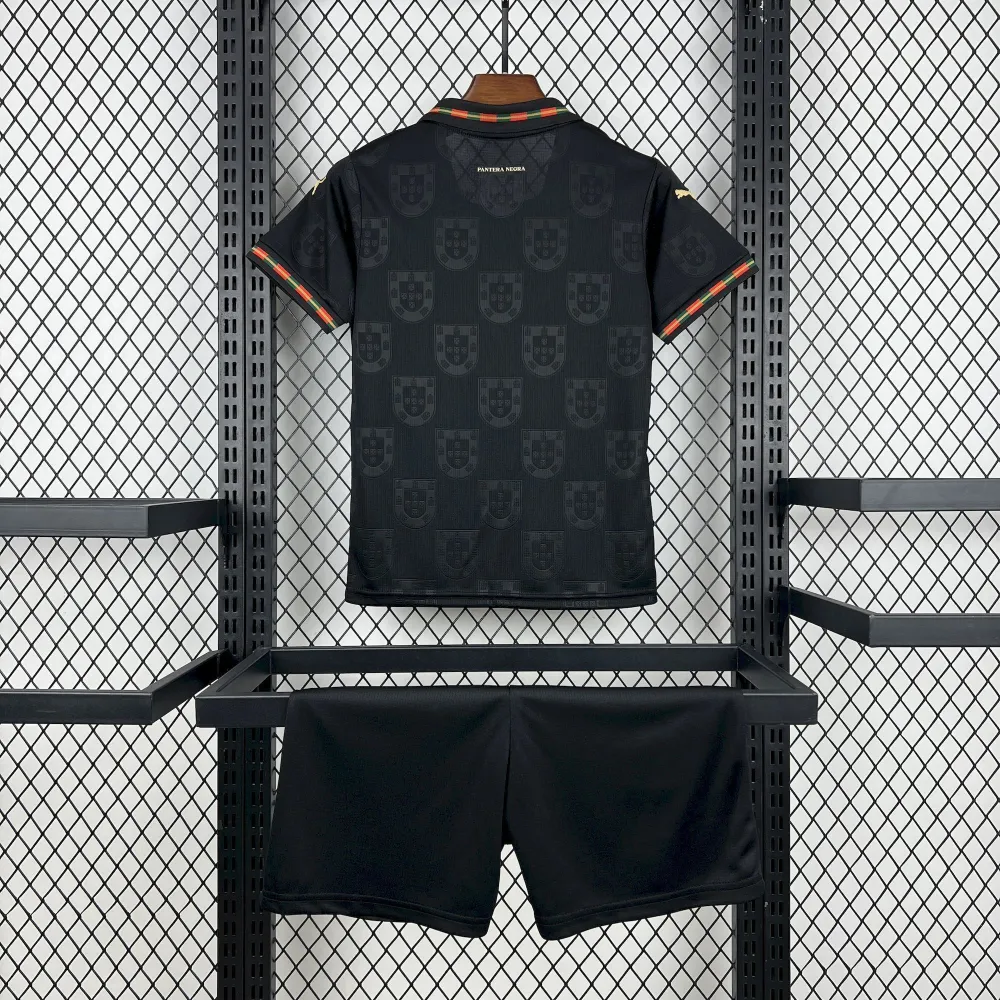 Portugal Away Football Uniform Kids Kit Jersey+Shorts World Cup 2026