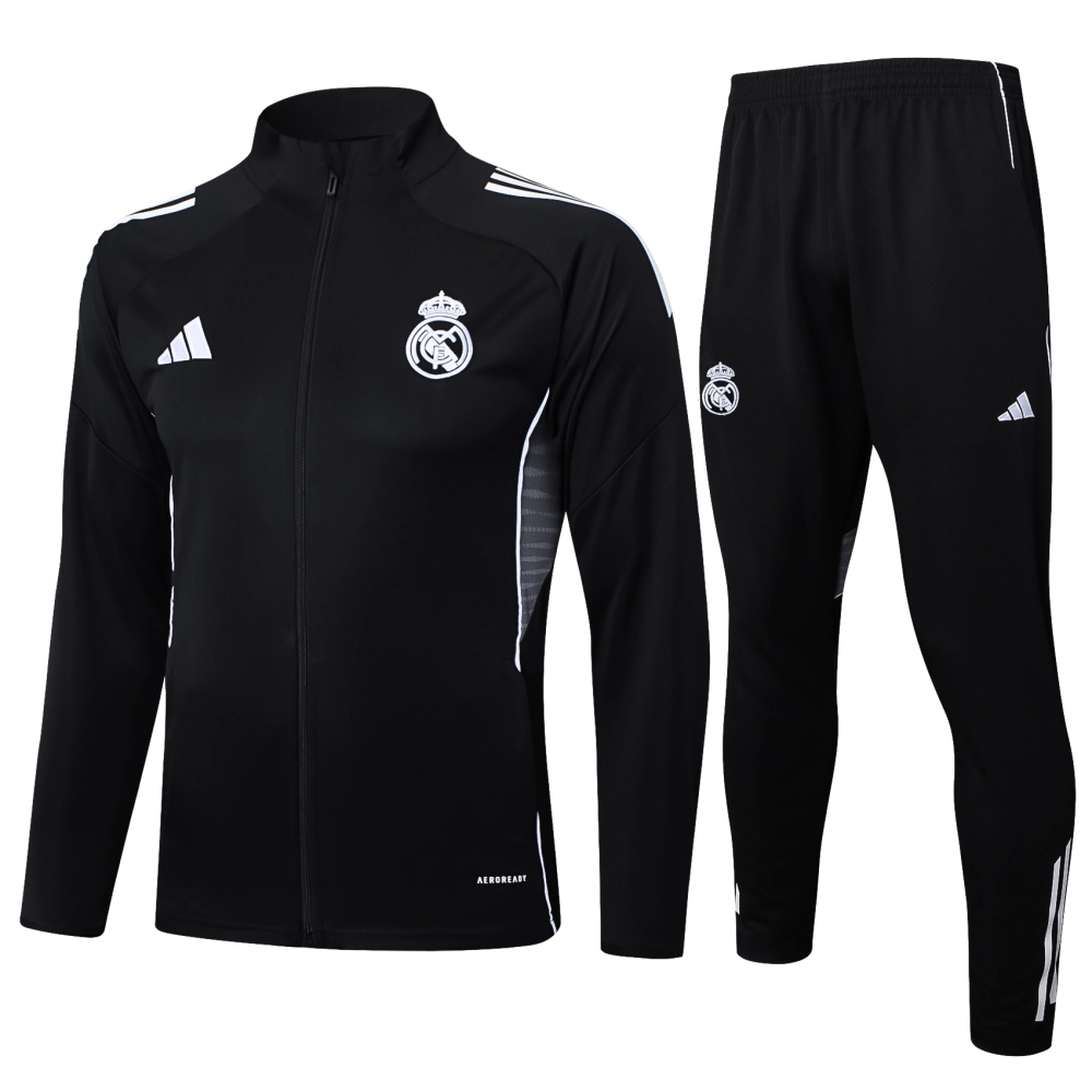 Real Madrid Training Kit (Jacket+Pants) Black 2025/26
