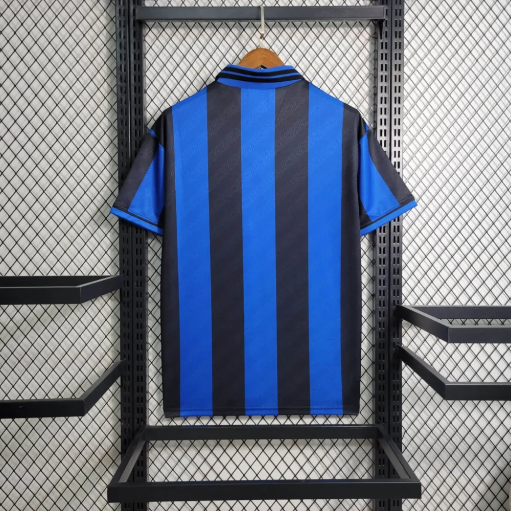 Inter Milan Retro Jersey Custom Home Soccer Jersey 1995/96
