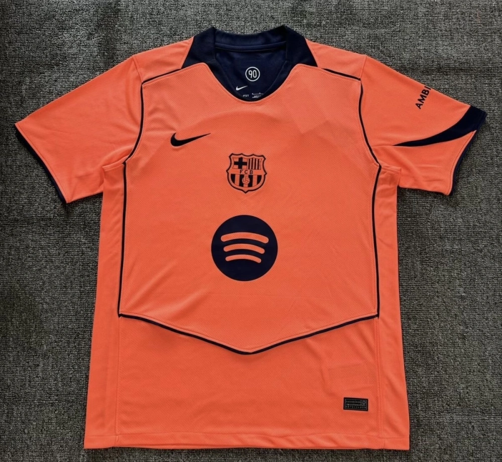Barcelona Third Away Soccer Jersey Custom Shirt 2025/26