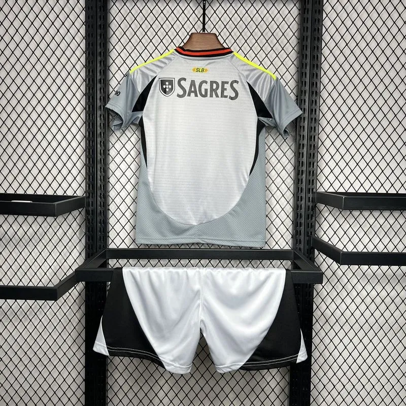 Benfica Soccer Jersey Third Away Kids Kit Jersey+Shorts 2024/25