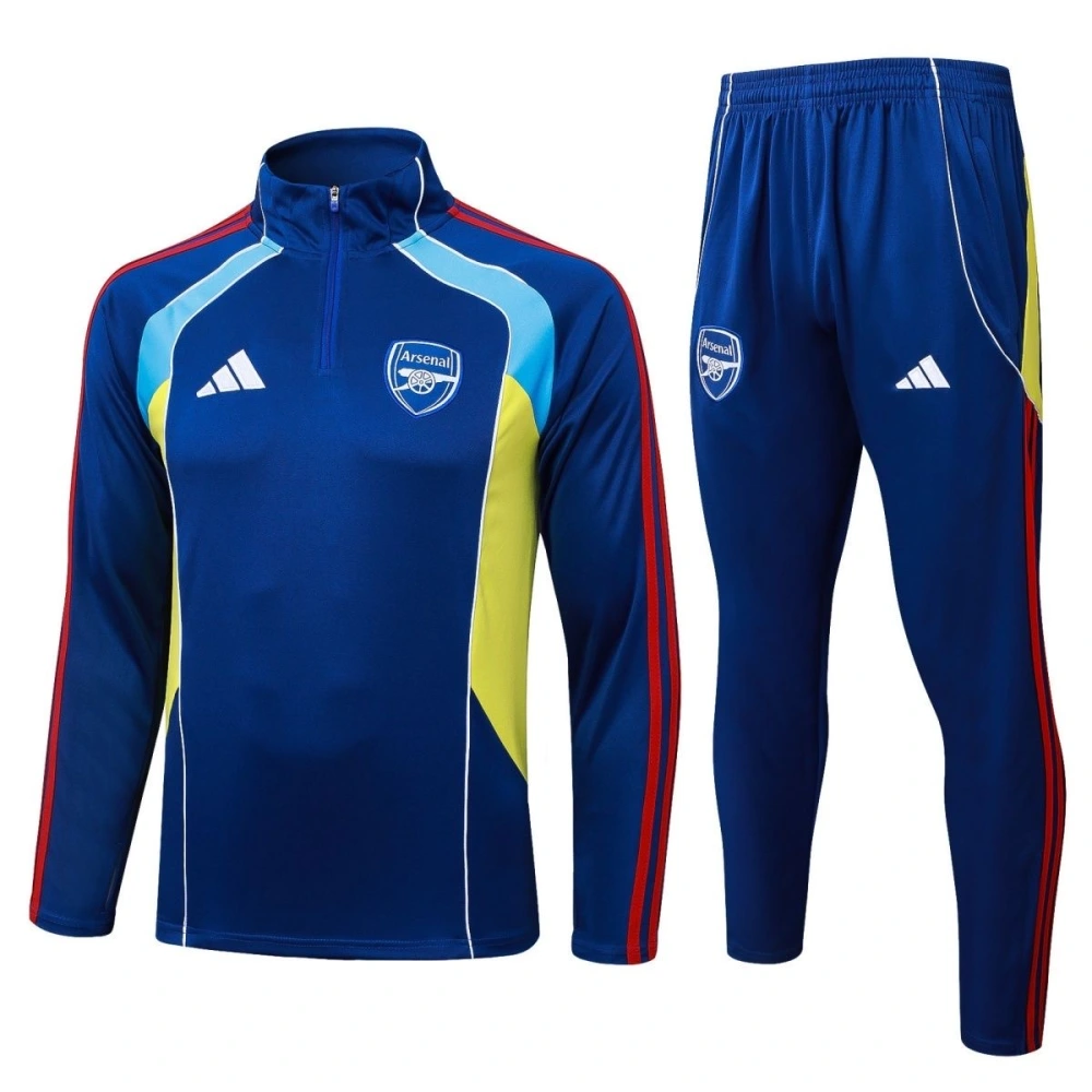 Kids Arsenal Training Kit (Sweatshirt+Pants) Blue 2025/26