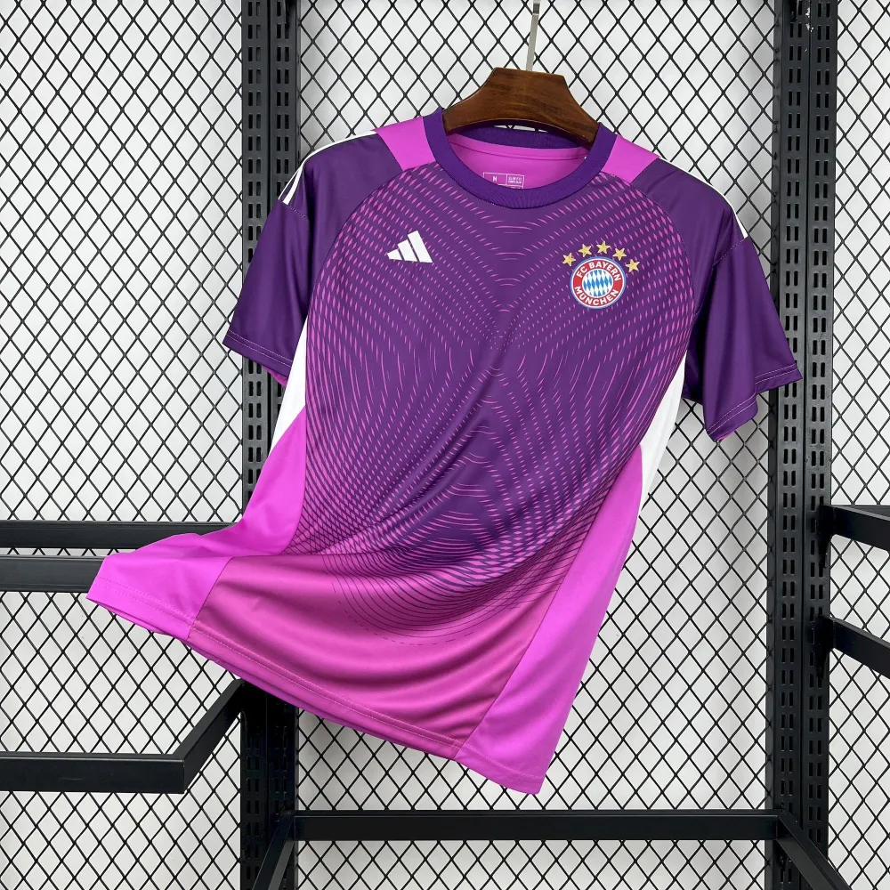 Bayern Munich Soccer Jersey Purple Goalkeeper Shirt 2025/26