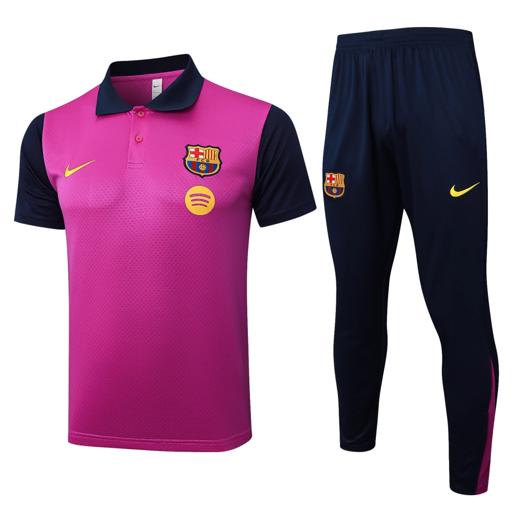 Barcelona Training Kit (Polo+Pants) Purple 2025/26