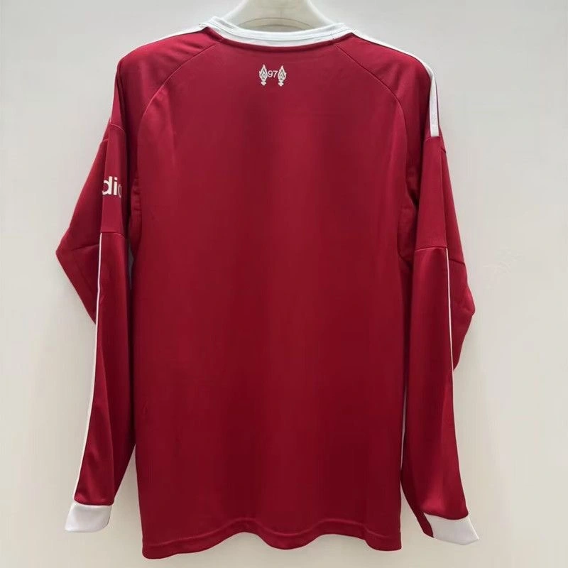 Liverpool Football Jersey Home Long Sleeve Custom Shirt 2025/26