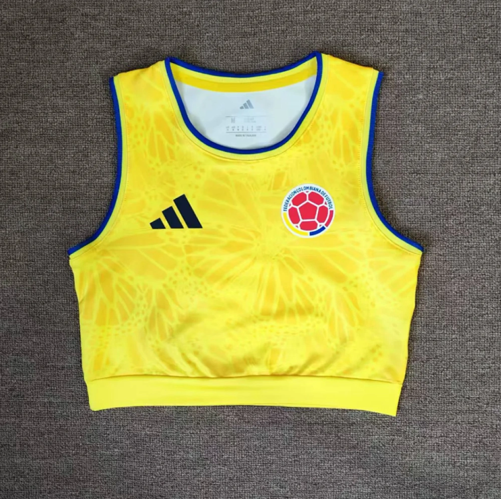 Colombia Soccer Jersey Home Women's Vest World Cup 2026