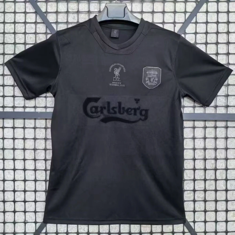 Liverpool Football Jersey 20th Anniversary Istanbul Blackout Custom Shirt 2025/26