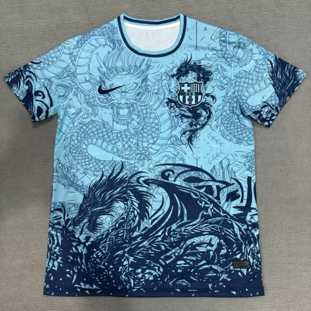 Barcelona Soccer Jersey Dragon Special Edition Custom Shirt 2025/26