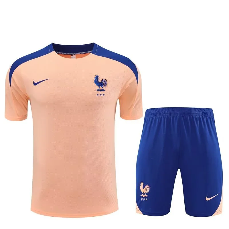 France Training Jersey Kit Orange 2025