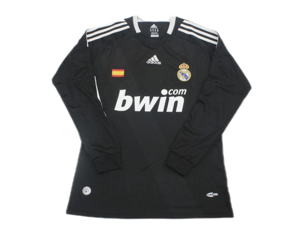 Real Madrid Retro Jersey Third Away Long Sleeve Custom Soccer Shirt 2008/09