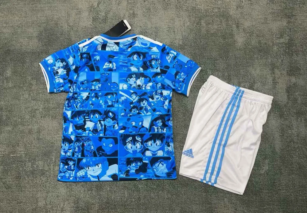 Japan Soccer Jersey Doraemon Special Edition Kids Kit Jersey+Shorts 2025