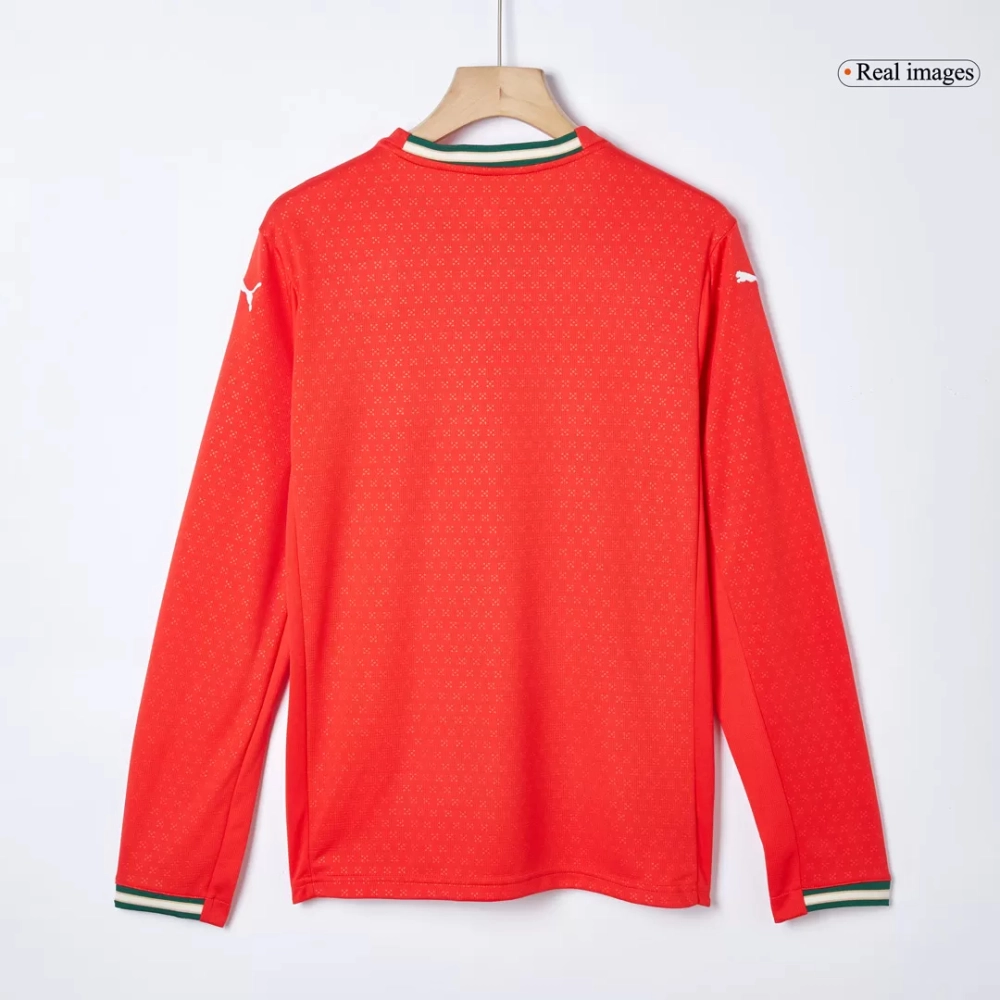 Portugal Soccer Jersey Home Long Sleeve Custom Shirt 2025