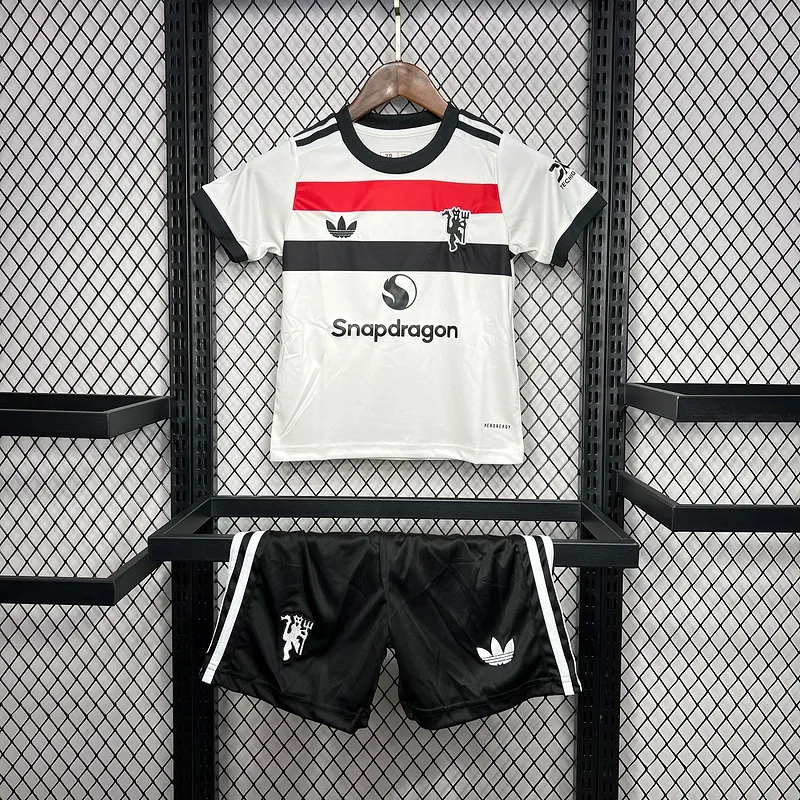 Manchester United Third Away Kids Kit Jersey+Shorts 2024/25