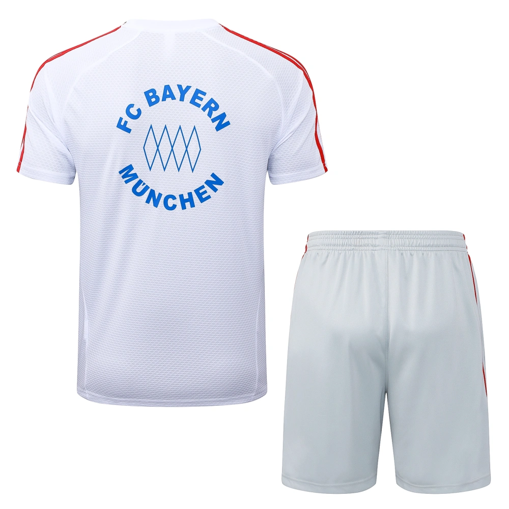 Bayern Munich Training Jersey Kit White 2025/26