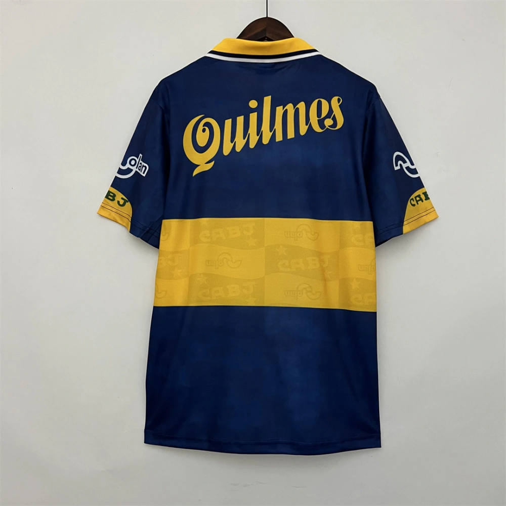 Boca Juniors Retro Soccer Jersey Home Custom Shirt 1995/96