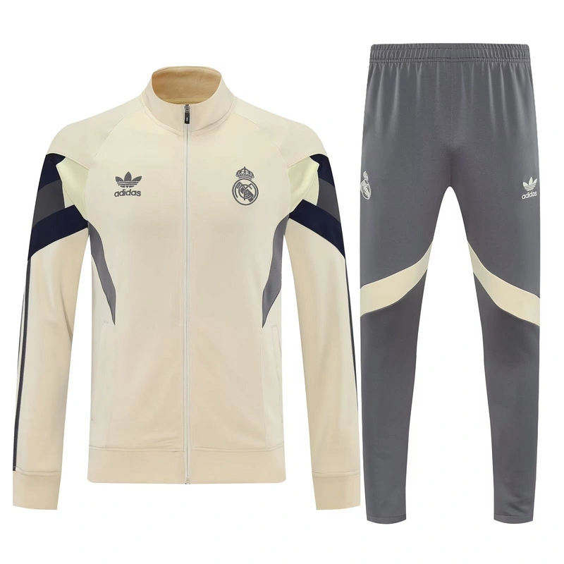 Real Madrid Training Kit (Sweatshirt+Pants) Yellow 2025/26