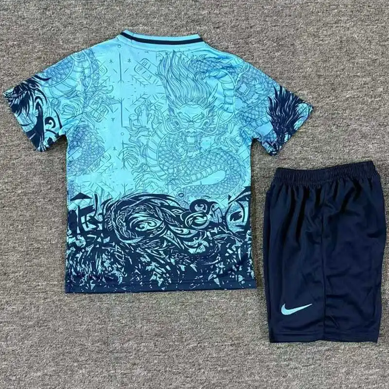 Barcelona Dragon Special Edition Soccer Kids Kit Jersey+Shorts 2025/26