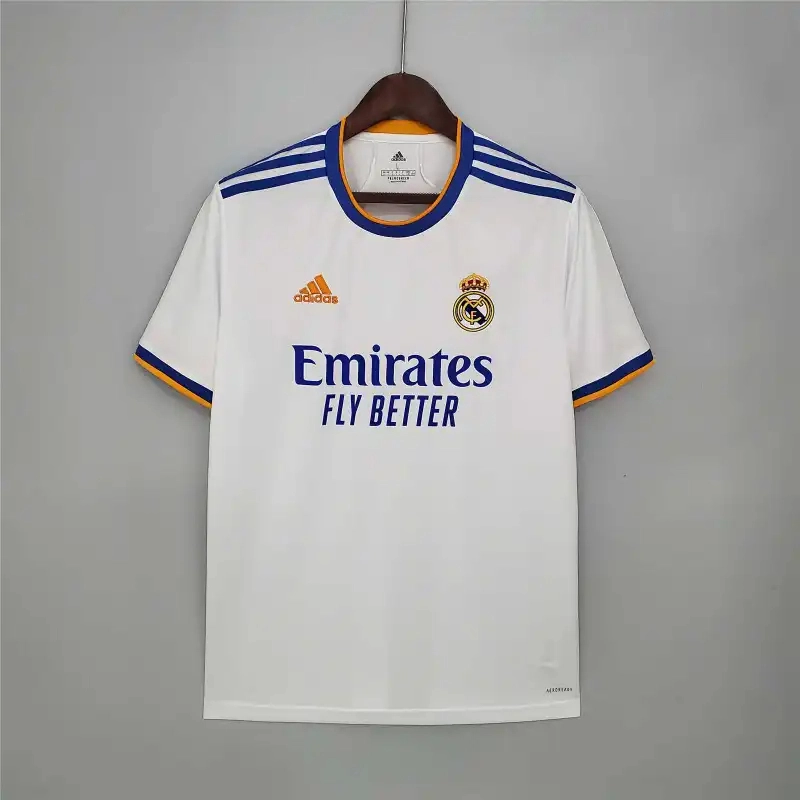 Real Madrid Retro Jersey Home Custom Soccer Shirt 2021/22