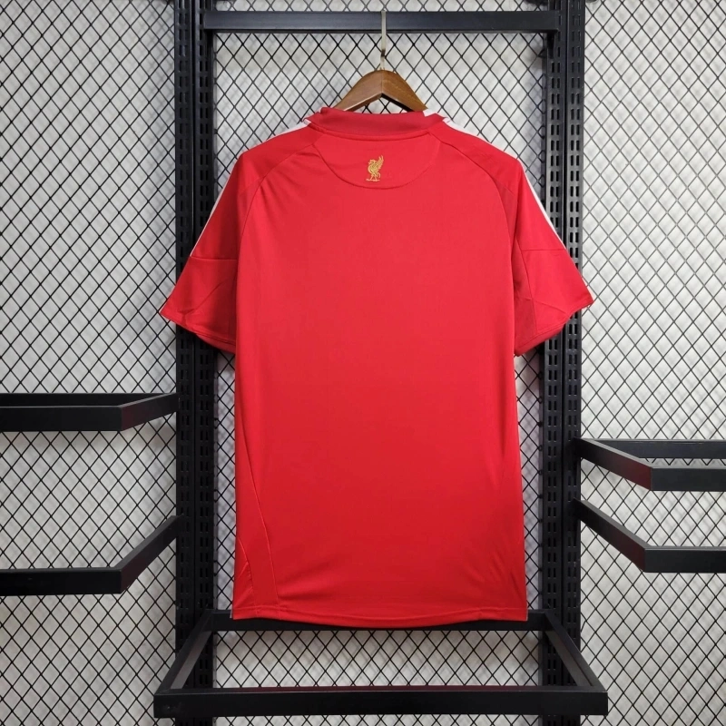 Liverpool Retro Football Jersey Home Champions League Custom Shirt 2008/09