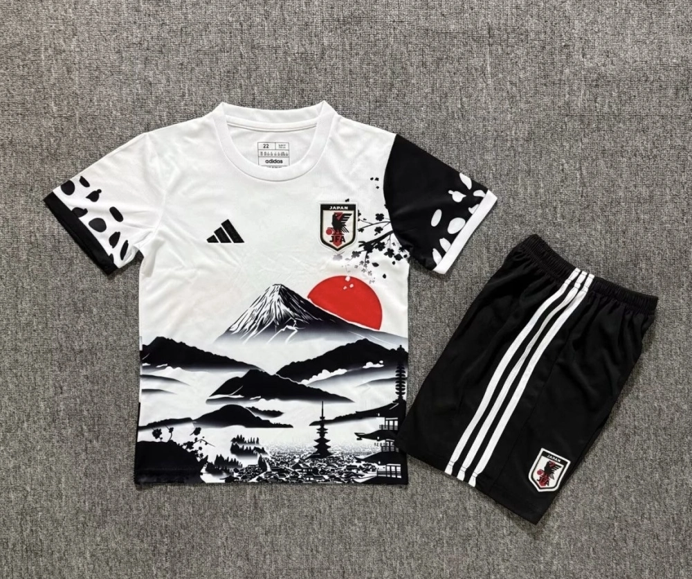 Japan Soccer Jersey Special Edition Kids Kit Jersey+Shorts 2025
