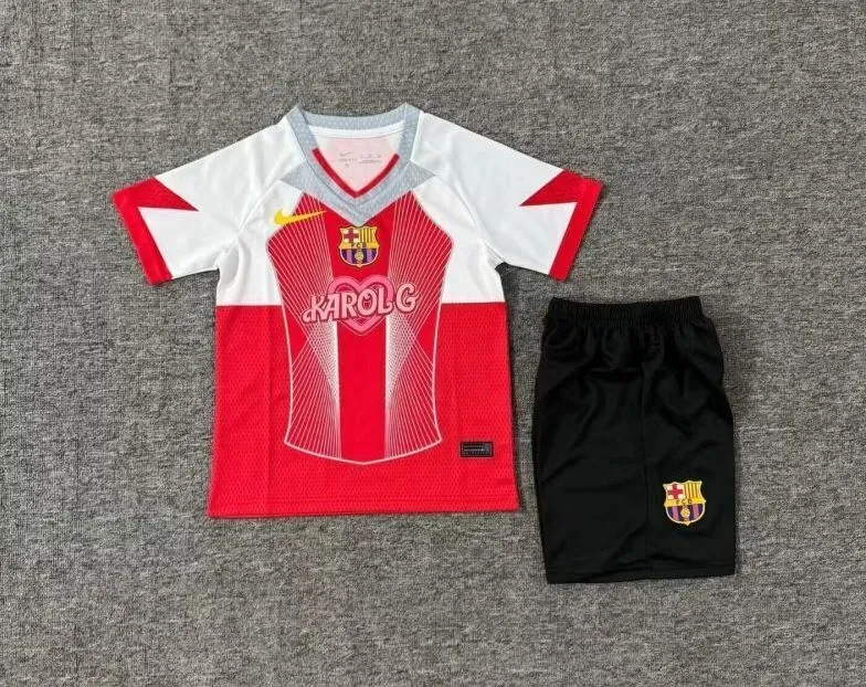 Barcelona Special Edition Soccer Kids Kit Jersey+Shorts 2025/26