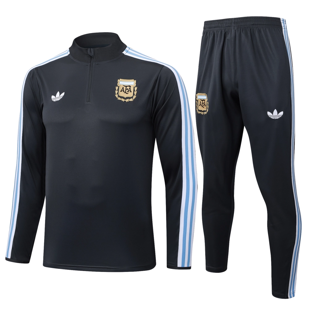 Argentina Training Kit (Sweatshirt+Pants) Deep Grey 2025