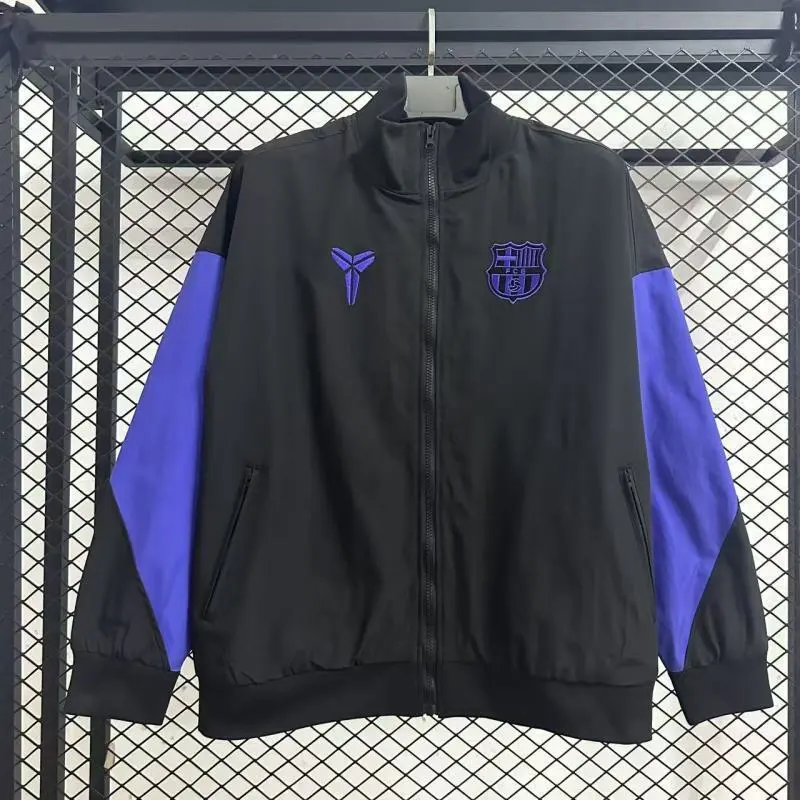 Barcelona Windbreaker Jacket Black 2025/26