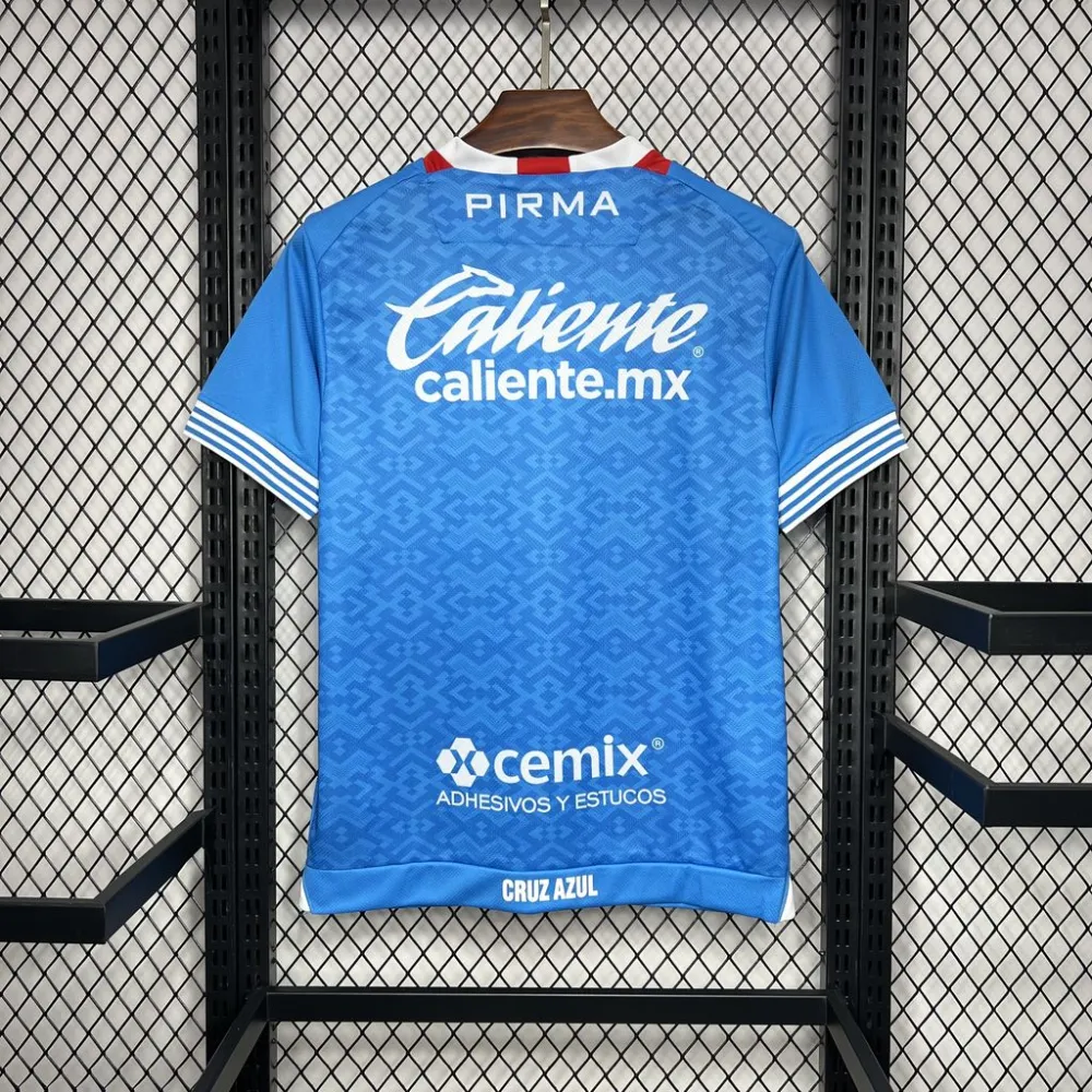 Cruz Azul Soccer Jersey Home Custom Shirt 2024/25